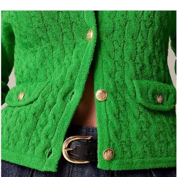 J. Crew Vibrant Green Cardigan - Picture 4 of 15